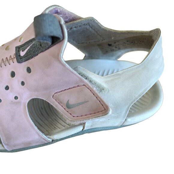 Nike Toddler Sunray Protect 2 Sandals Pink/Gray Size 6‎ - Picture 7 of 7